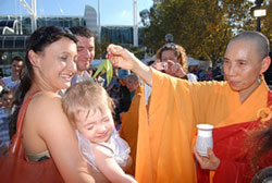 Baby Blessing Ceremony @ Buddha's Birthday Festival Darling Harbour Sydney Baby Blessing Ceremony @ Buddha's Birthday Festival Darling Harbour Sydney