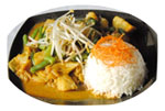 Tea House - Veg. Curry Rice Tea House - Veg. Curry Rice